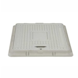 Kompozit Kare Çerçeveli Rögar Kapağı 50×50 B125 Sınıf
